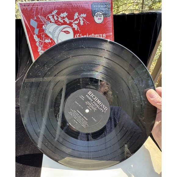 Jimmy Blades & Charles Smart Christmas Chimes Vinyl LP 1950’s Richmond Mint! -R1 - Picture 9 of 10